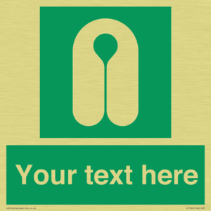 Custom sign safe condition Lifejacket